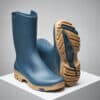Gummistiefel 100 Damen leicht PVC blau