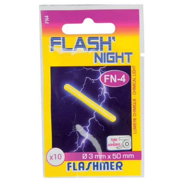 Knicklichter Flash Night T4 3 × 50 mm 10 Stk.