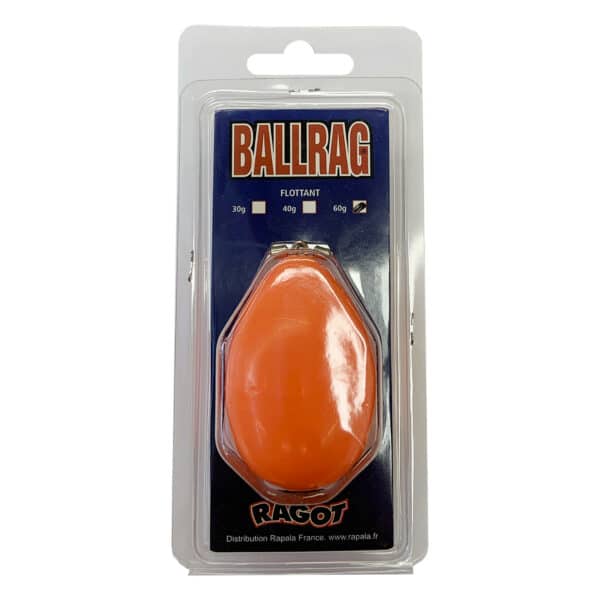 Pose Ballrag fluo orange 60 g Meeresangeln